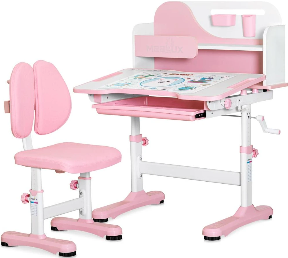 Комплект мебели школьный Mealux Wave Pink (BD-31 PN)